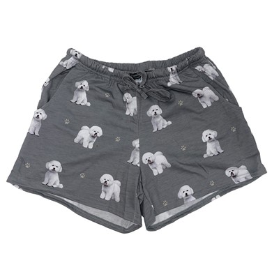 Raining Cats and Dogs | Bichon Frise Women's Lounge Shorts