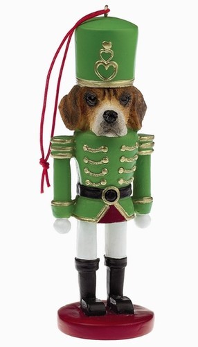 Raining Cats and Dogs | Beagle Nutcracker Christmas Ornament