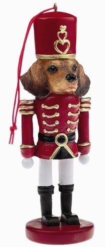 Raining Cats and Dogs | Dachshund Red Nutcracker Christmas Ornament