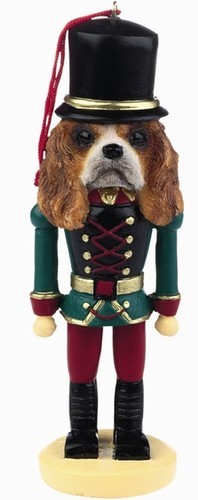 Raining Cats and Dogs | Cavalier King Charles Nutcracker Christmas Ornament