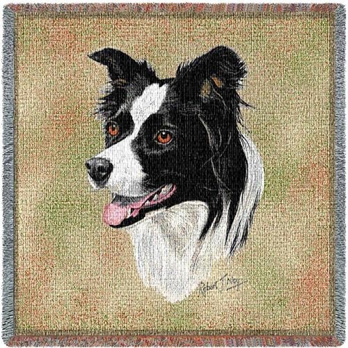 Raining Cats and Dogs | Border Collie Throw