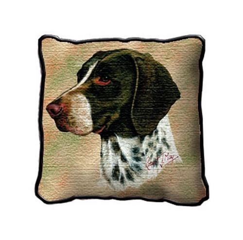 Raining Cats and Dogs | German Shorthaired Pointer Tapestry Pillow Cover, Made in the USA