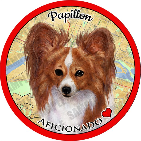 Raining Cats and Dogs | Papillon Dog Car Coaster Buddy