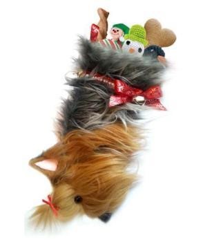 Raining Cats and Dogs | Yorkshire Terrier Hearth Hounds Christmas Stocking