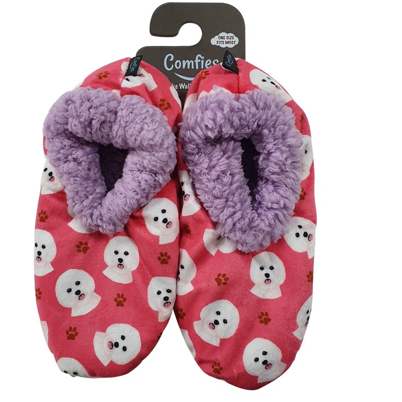 Raining Cats and Dogs | Bichon Frise Comfies Slippers