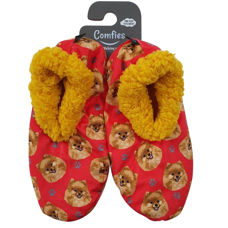 Raining Cats and Dogs | Pomeranian Comfies Slippers
