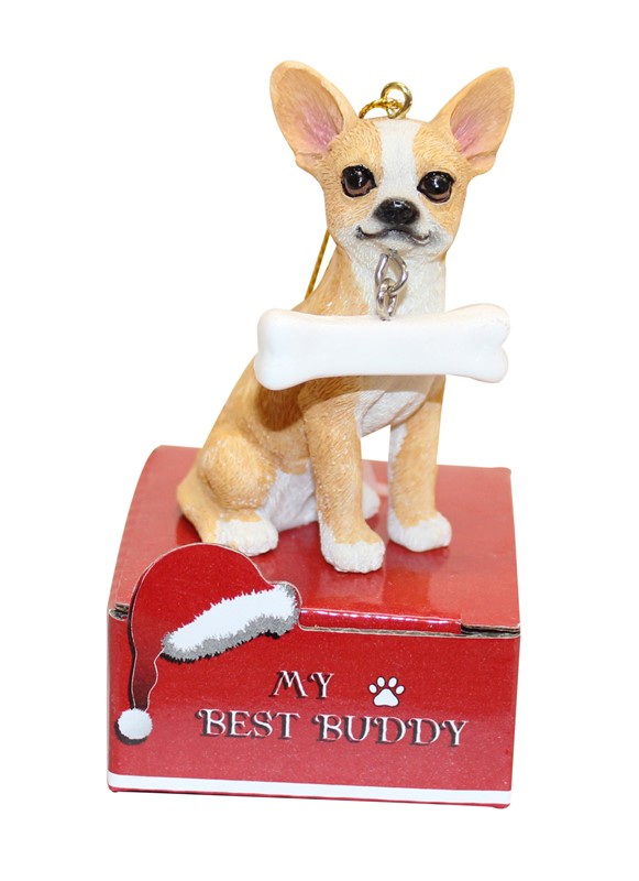 Raining Cats and Dogs |Chihuahua Dog Breed Christmas Ornaments-My Best Buddy