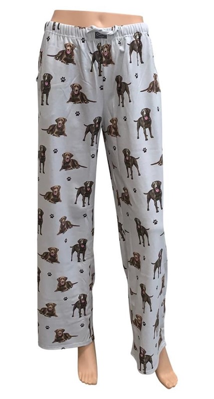 Raining Cats and Dogs | Chocolate Labrador Retriever PJ Lounge Pants