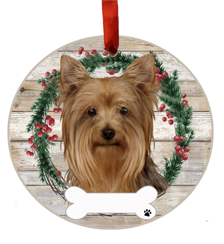 Raining Cats and Dogs |Yorkshire Terrier Christmas Ornament