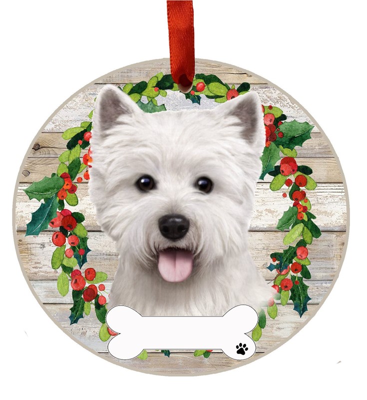 Raining Cats and Dogs |West Highland Terrier Christmas Ornament