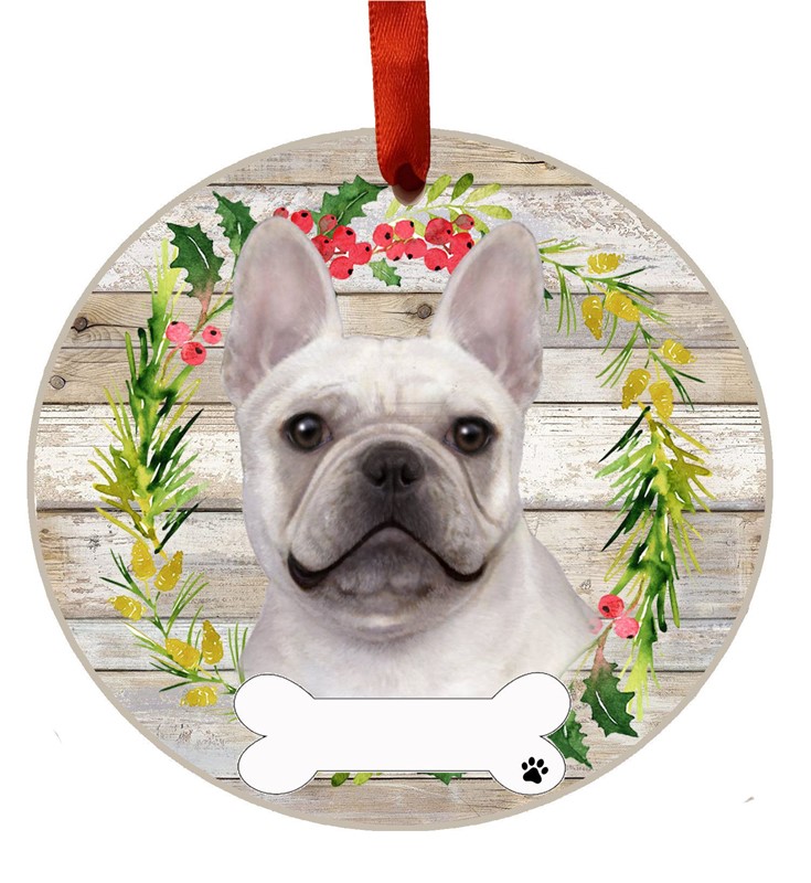 Raining Cats and Dogs | French Bulldog Christmas Ornament
