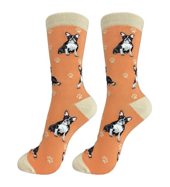 Raining Cats and Dogs |Boston Terrier Socks