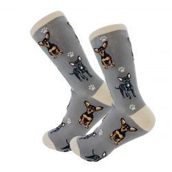 Raining Cats and Dogs |Chihuahua Socks-Black