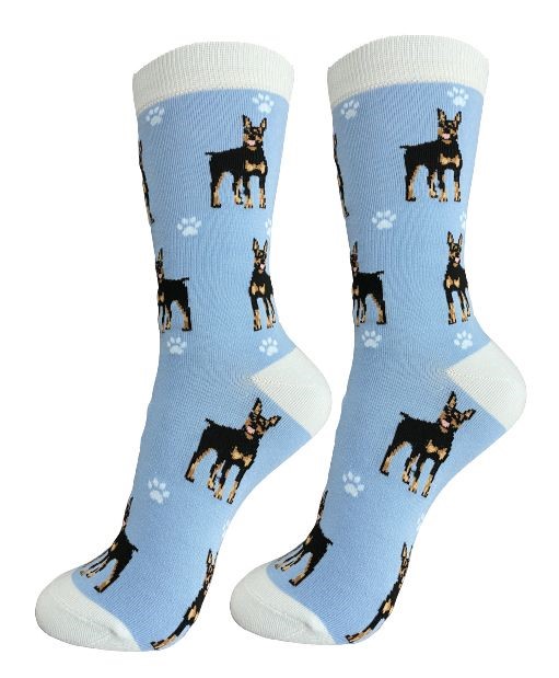 Raining Cats and Dogs | Doberman Pinscher Socks