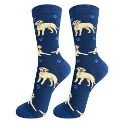 Raining Cats and Dogs | Labrador Retriever-Yellow-Socks