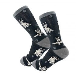 Raining Cats and Dogs | Siberian Husky Socks