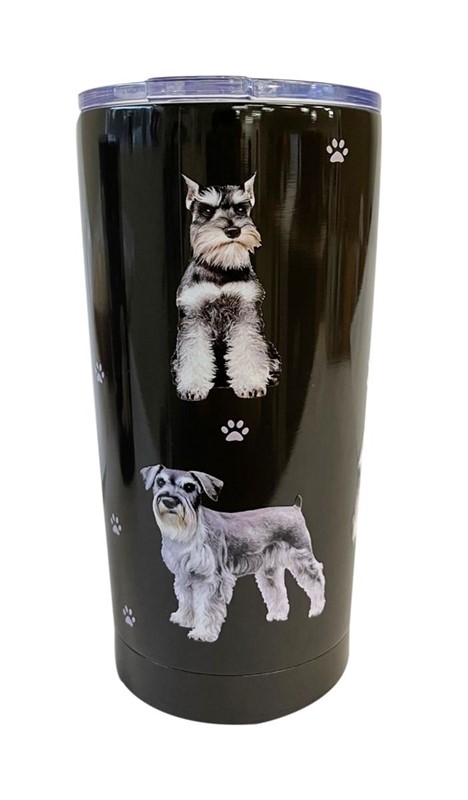 Raining Cats and Dogs | Schnauzer Dog Insulated Serengeti Tumbler