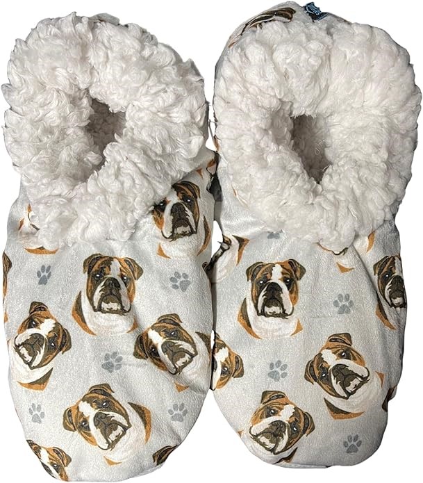 Raining Cats and Dogs | Bulldog Comfies Slippers