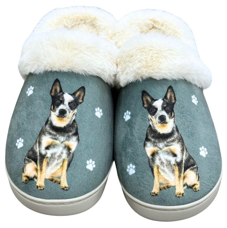 Raining Cats and Dogs | Australian Cattle Dog Snuggs Memory Foam Slippers