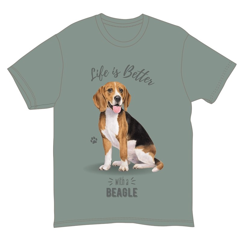 Raining Cats and Dogs | Life is Better with a Beagle T-Shirt