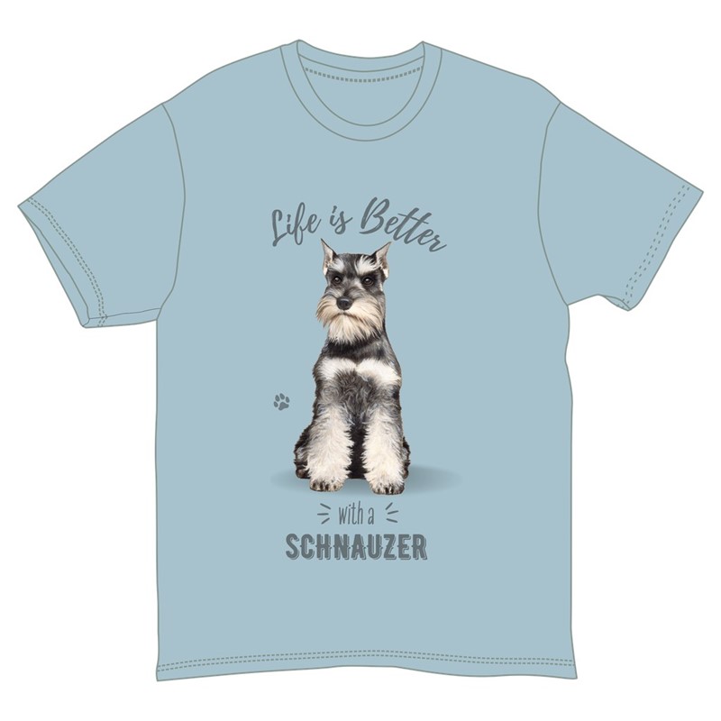Raining Cats and Dogs  | Life is Better with a Schnauzer T-Shirt