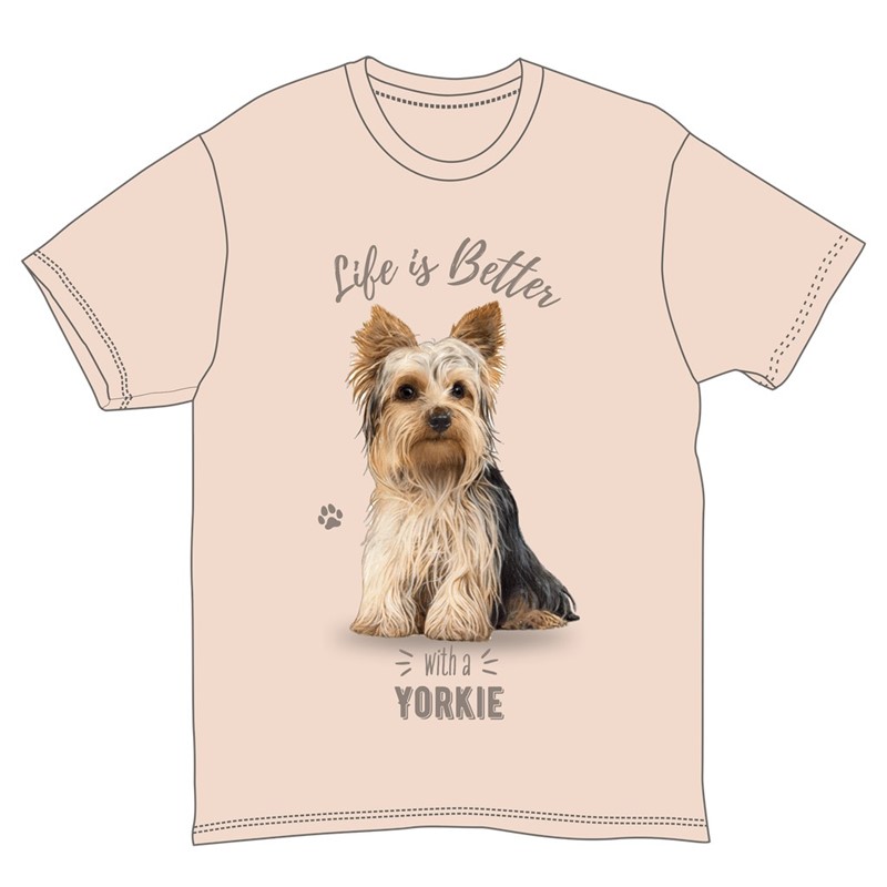 Raining Cats and Dogs | Life is Better with a Yorkshire Terrier T-Shirt