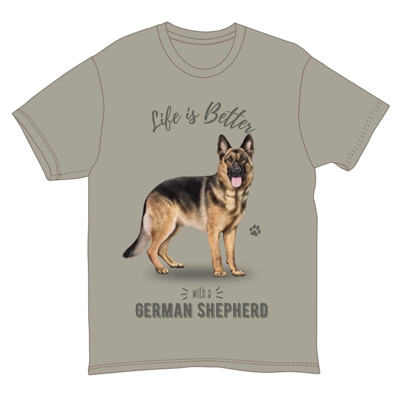 Raining Cats and Dogs | Life is Better with a German Shepherd T-Shirt