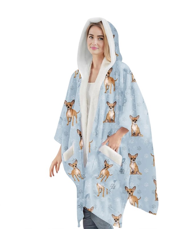Raining Cats and Dogs | Chihuahua Snuggs Blanket Hoodie