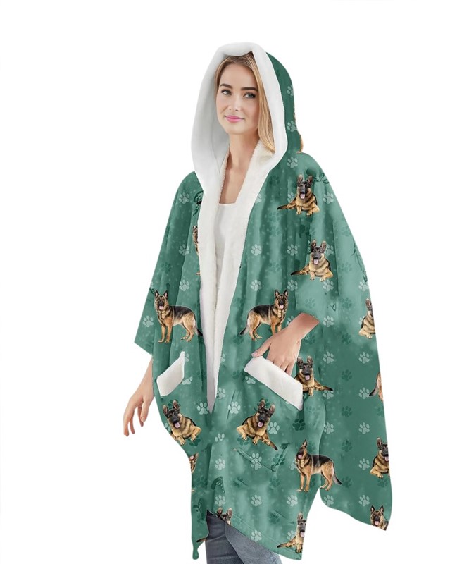 Raining Cats and Dogs | German Shepherd Snuggs Blanket Hoodie