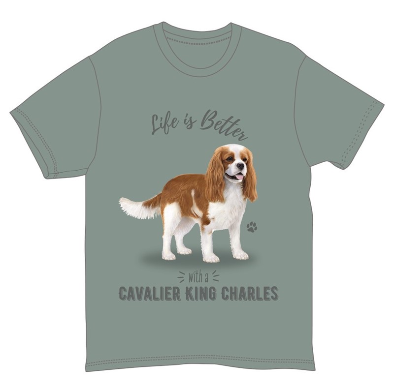 Raining Cats and Dogs |Life is Better Cavalier King Charles T-Shirts