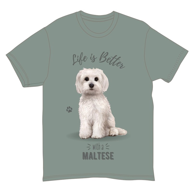 Raining Cats and Dogs | Life is Better with a Maltese T-Shirt
