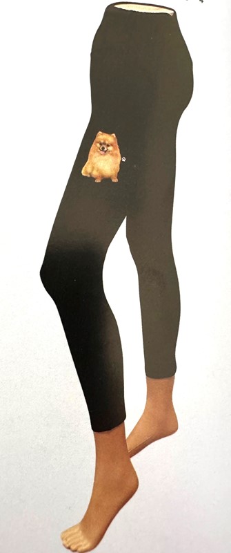 Raining Cats and Dogs |Pomeranian Yoga Leggings for Pet Lovers