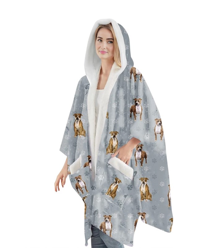 Raining Cats and Dogs| Pit Bull Snuggs Blanket Hoodie