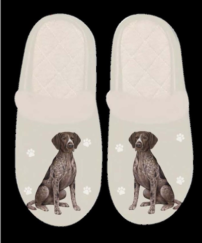 Raining Cats and Dogs | German Shorthaired Pointer Snuggs Memory Foam Slippers