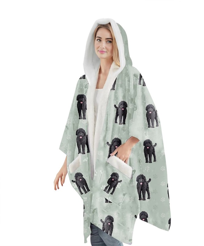 Raining Cats and Dogs | Labradoodle Snuggs Blanket Hoodie