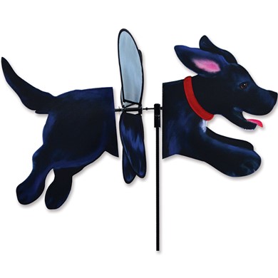 Raining Cats and Dogs | Black Lab Deluxe Dog Garden Spinner