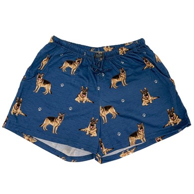 Raining Cats and Dogs | German Shepherd Women's Lounge Shorts