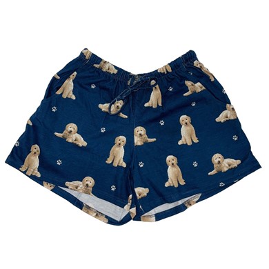 Raining Cats and Dogs | Goldendoodle Women's Lounge Shorts