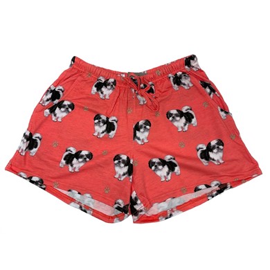 Raining Cats and Dogs | Shih Tzu Women's Lounge Shorts