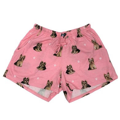 Raining Cats and Dogs | Yorkshire Terrier Women's Lounge Shorts