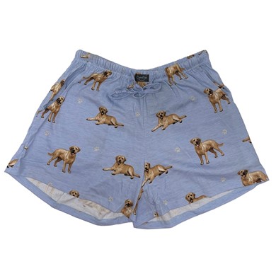 Raining Cats and Dogs | Yellow Labrador Women's Lounge Shorts