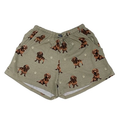 Raining Cats and Dogs | Dachshund Women's Lounge Shorts