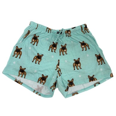 Raining Cats and Dogs | French Bulldog Women's Lounge Shorts