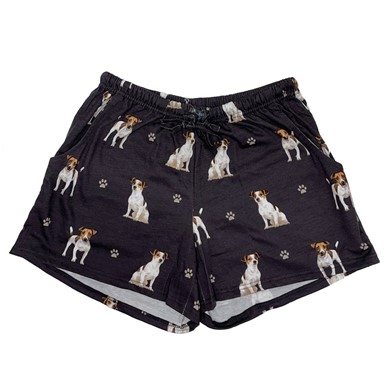 Raining Cats and Dogs | jack Russell Women's Lounge Shorts