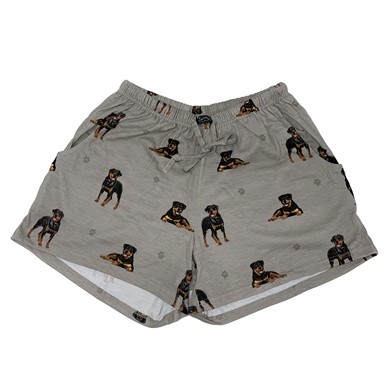 Raining Cats and Dogs |Rottweiler Women's Lounge Shorts