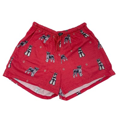 Raining Cats and Dogs |Schnauzer Women's Lounge Shorts