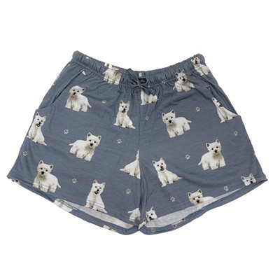 Raining Cats and Dogs | West Highland Terrier Women's Lounge Shorts