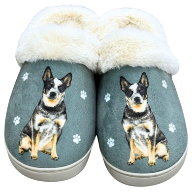 Raining Cats and Dogs | Australian Cattle Dog Snuggs Hard Sole Slippers