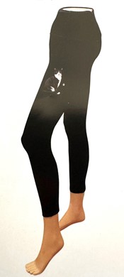 Raining Cats and Dogs |Black and White Cat Yoga Leggings for Pet Lovers