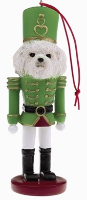 Bichon Frise Nutcracker Christmas Ornament